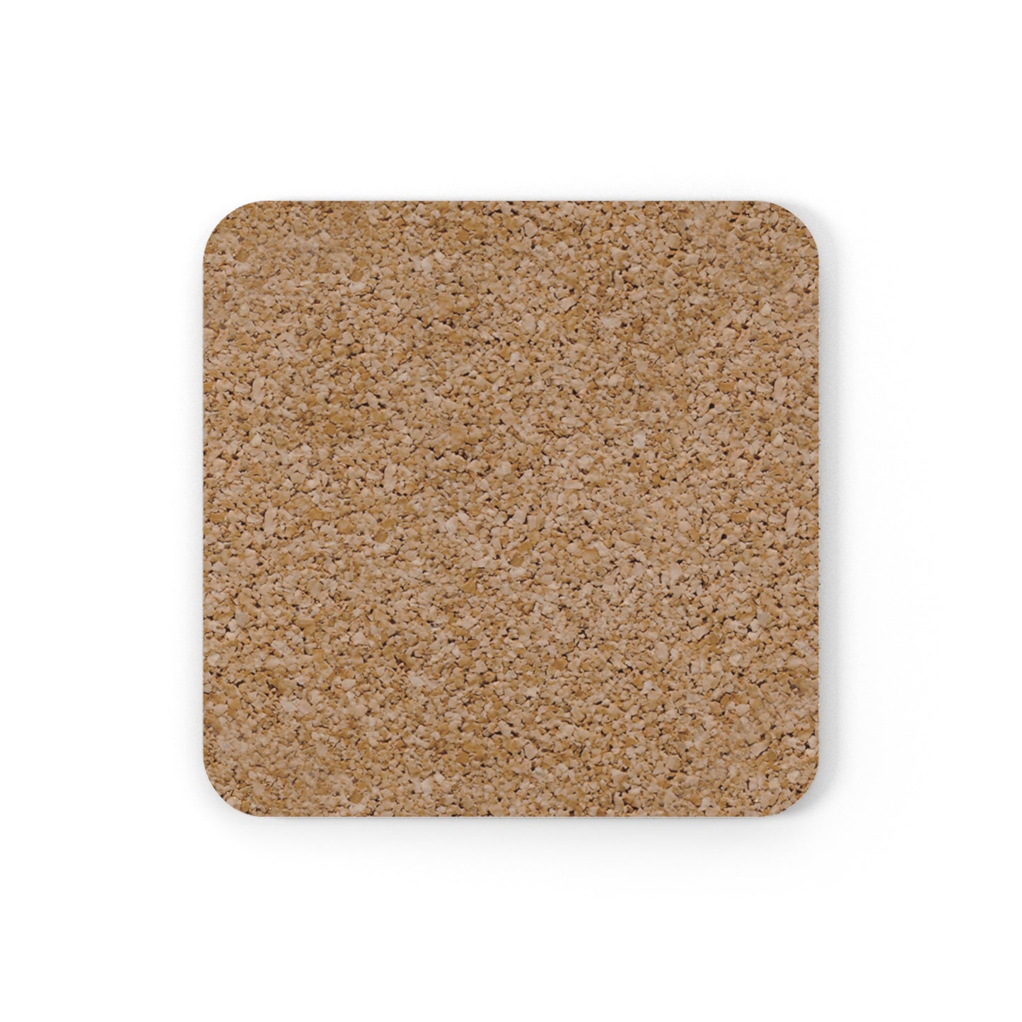 Hey. Brand Logo Cork Back Coaster