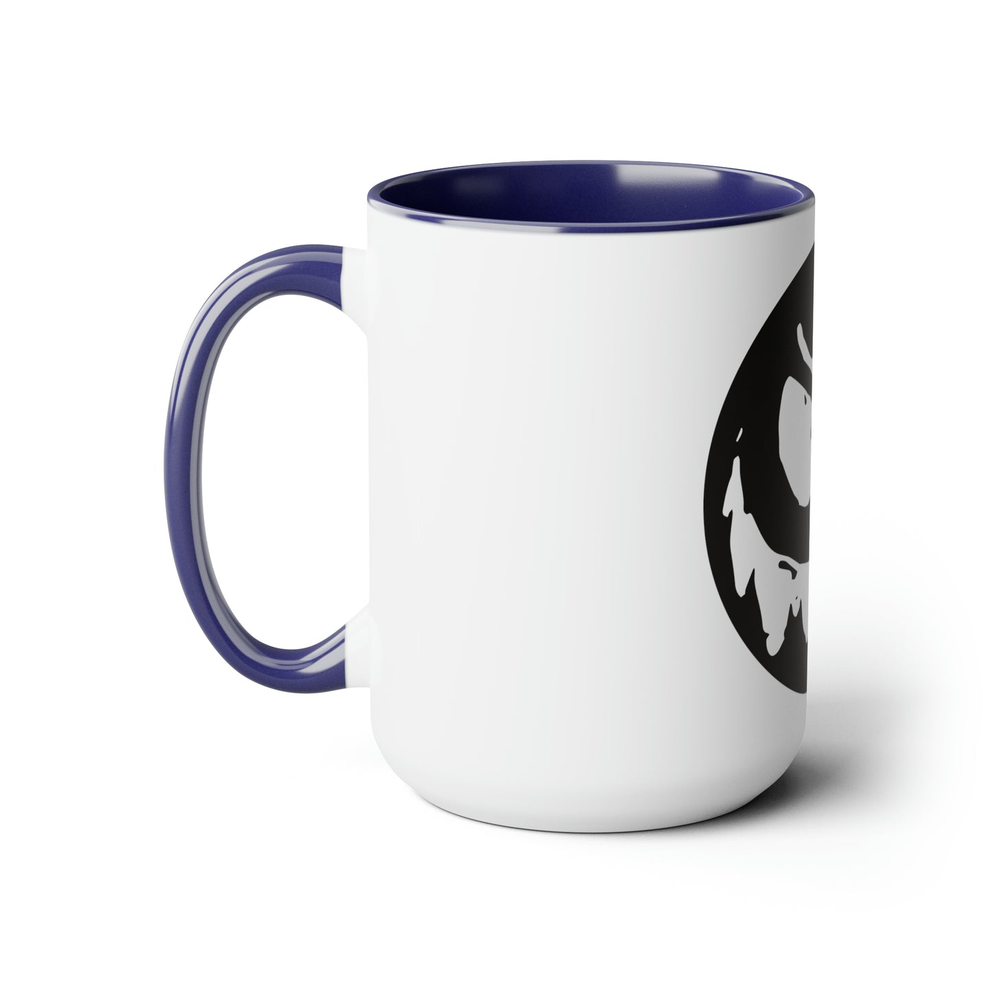 Two-Tone Coffee Mugs, 15oz