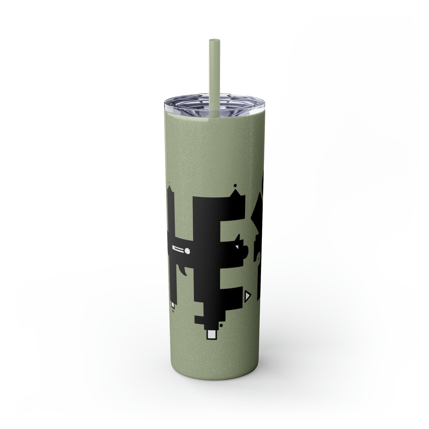 Skinny Tumbler with Straw, 20oz