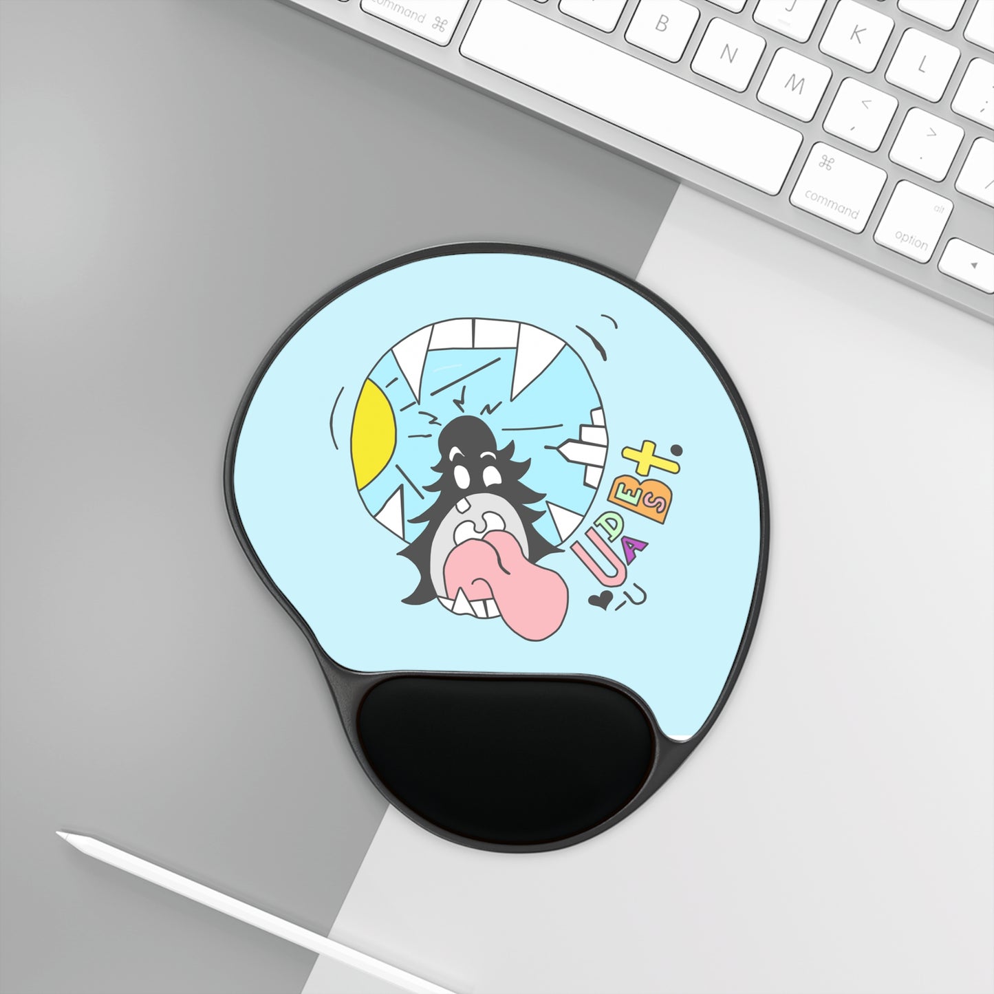 "- U" Mouse Pad With Wrist Rest