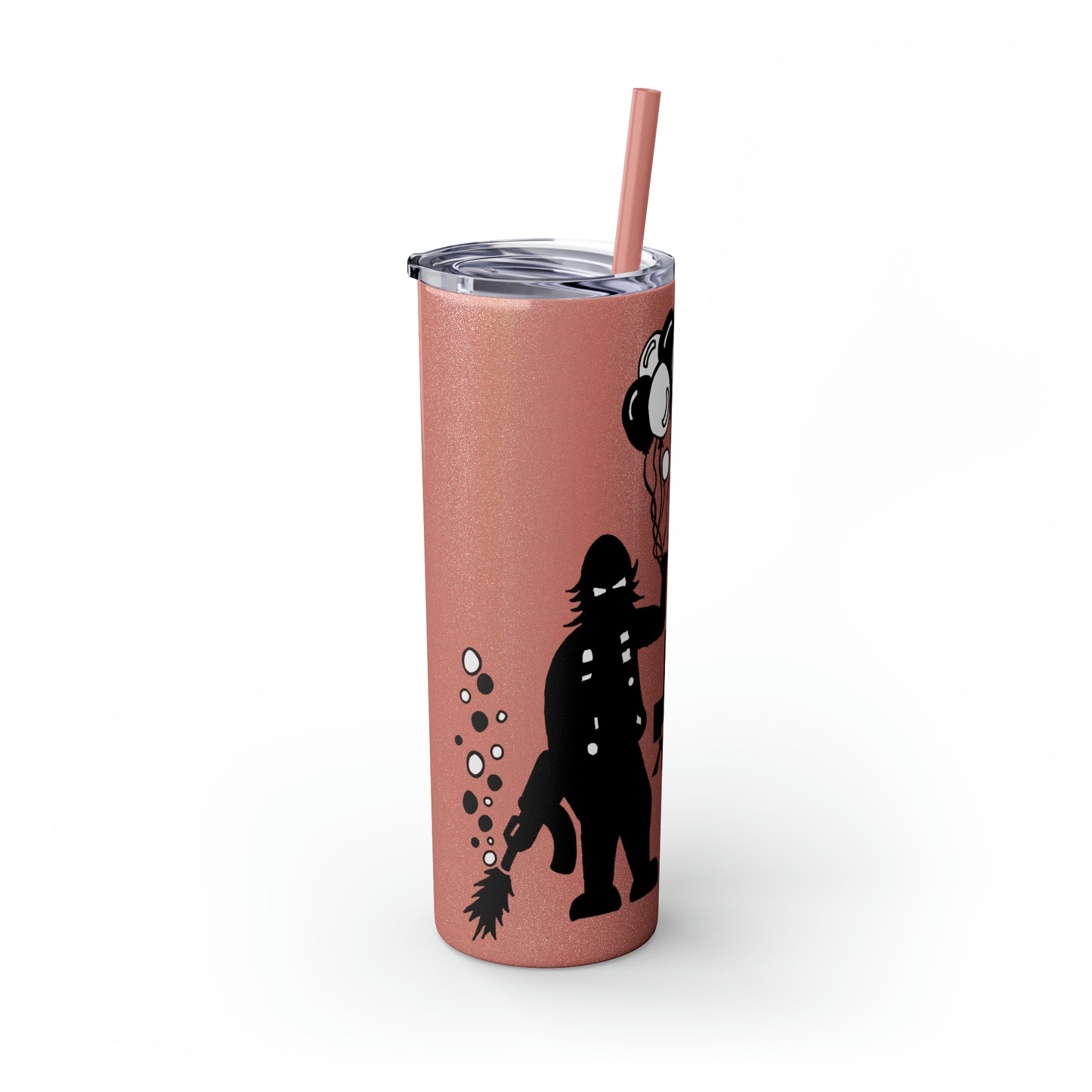 Skinny Tumbler with Straw, 20oz