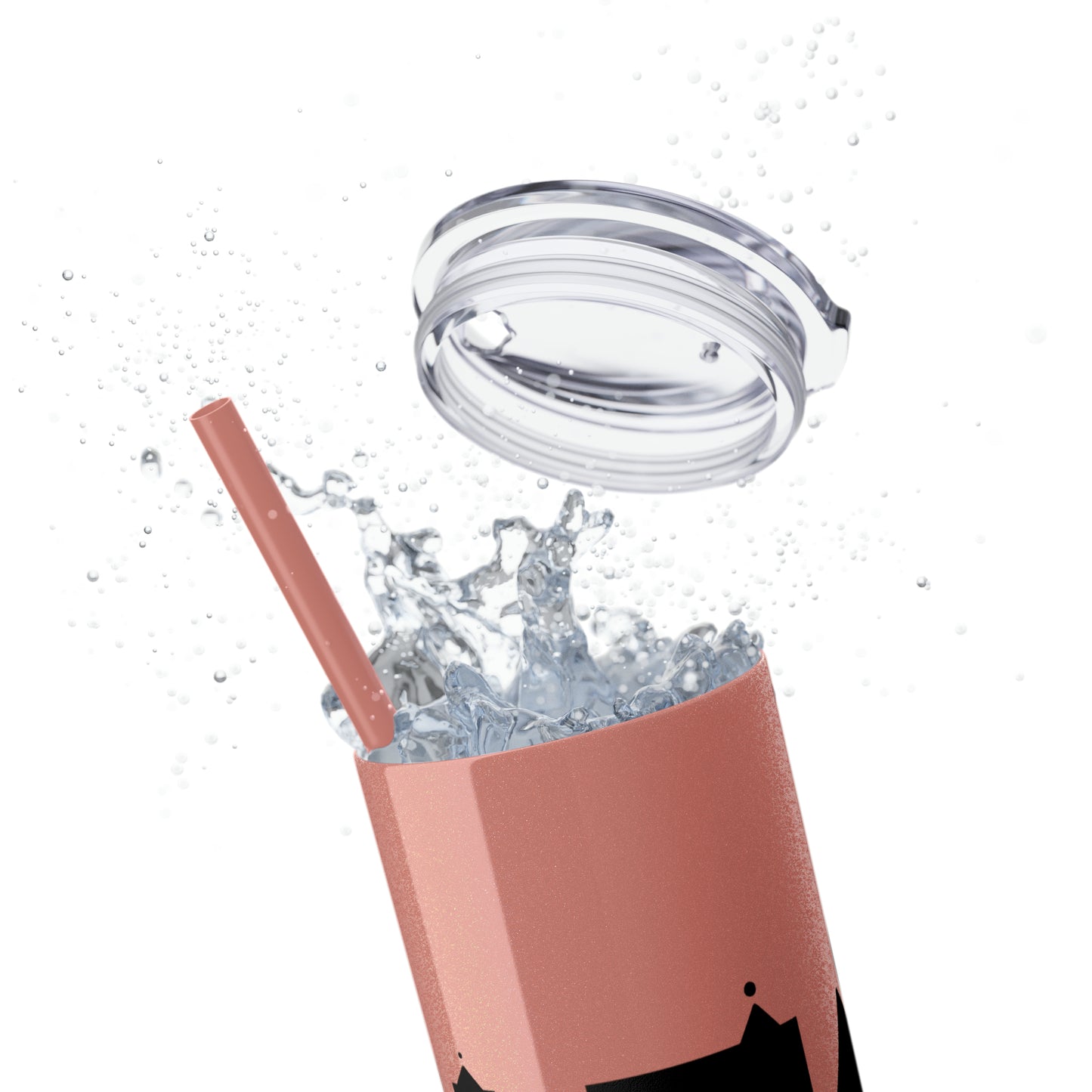 Skinny Tumbler with Straw, 20oz