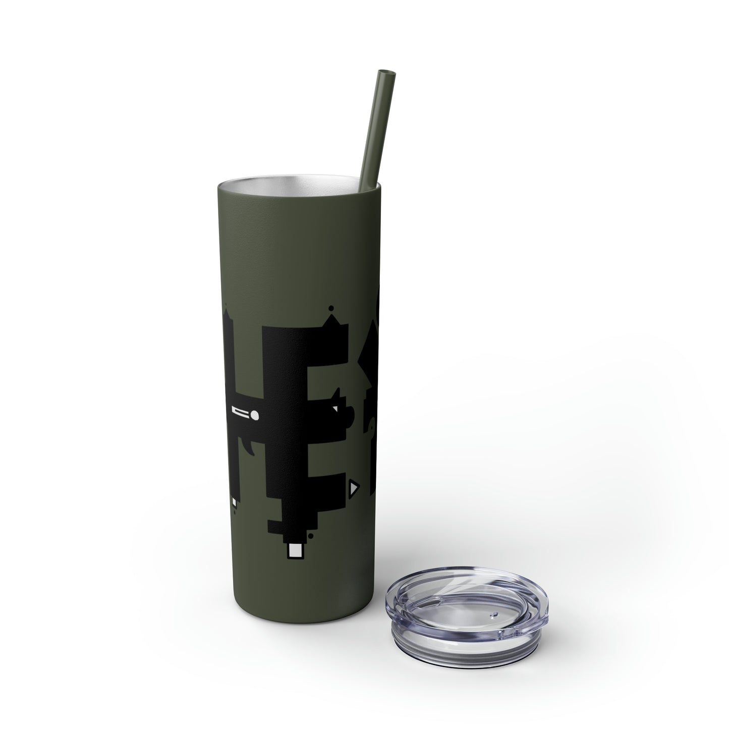 Skinny Tumbler with Straw, 20oz
